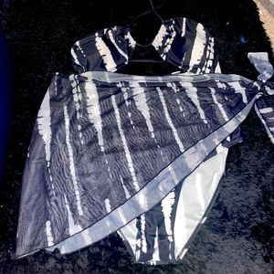 Tie-dye plus swimsuit